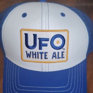 UFO White Ale Blue and White Cap